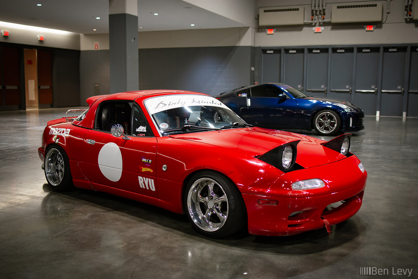 Red Mazda Miata from Dirty Minded Crew