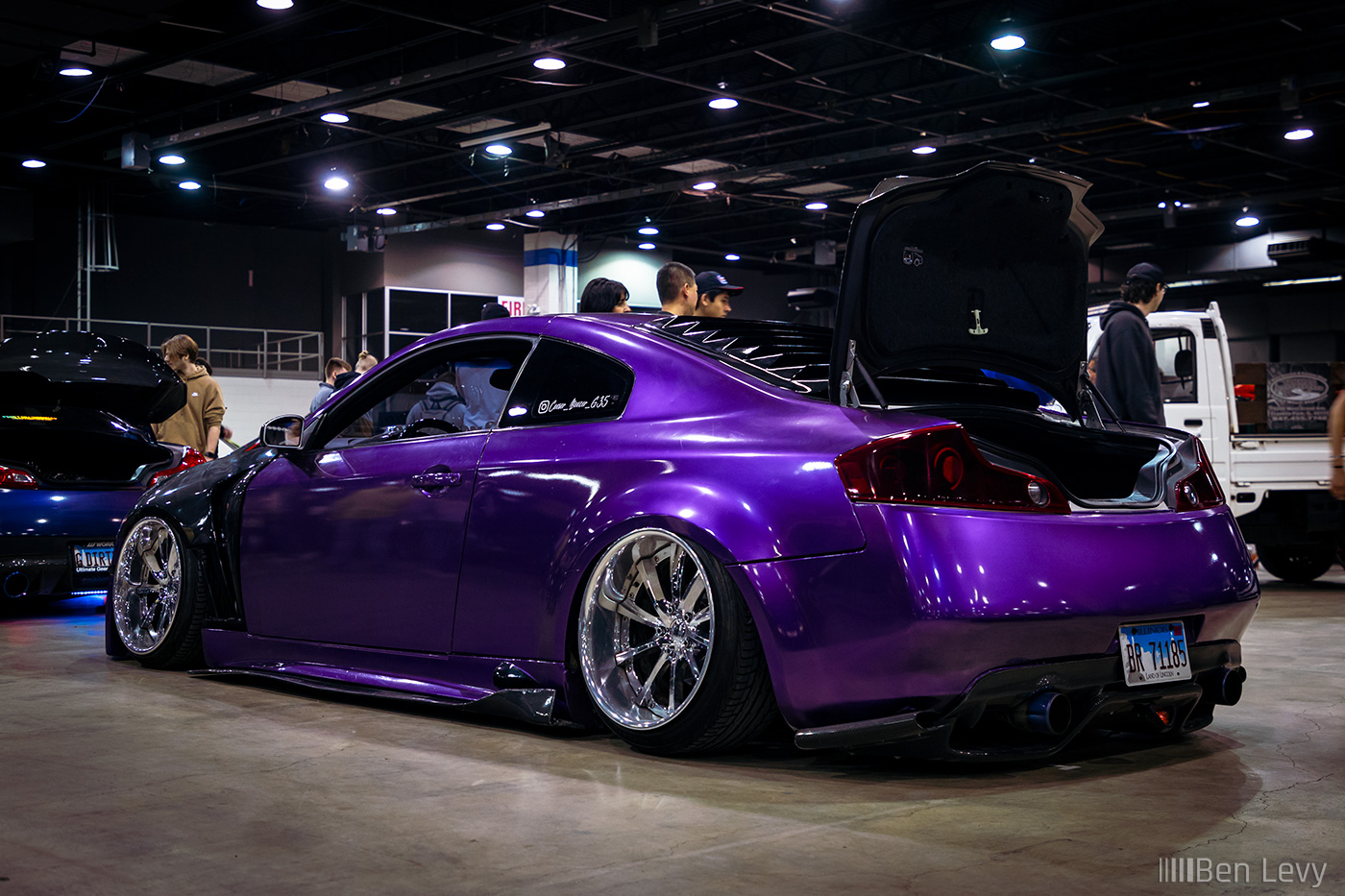 Purple Infiniti G35 Coupe at Tuner Galleria
