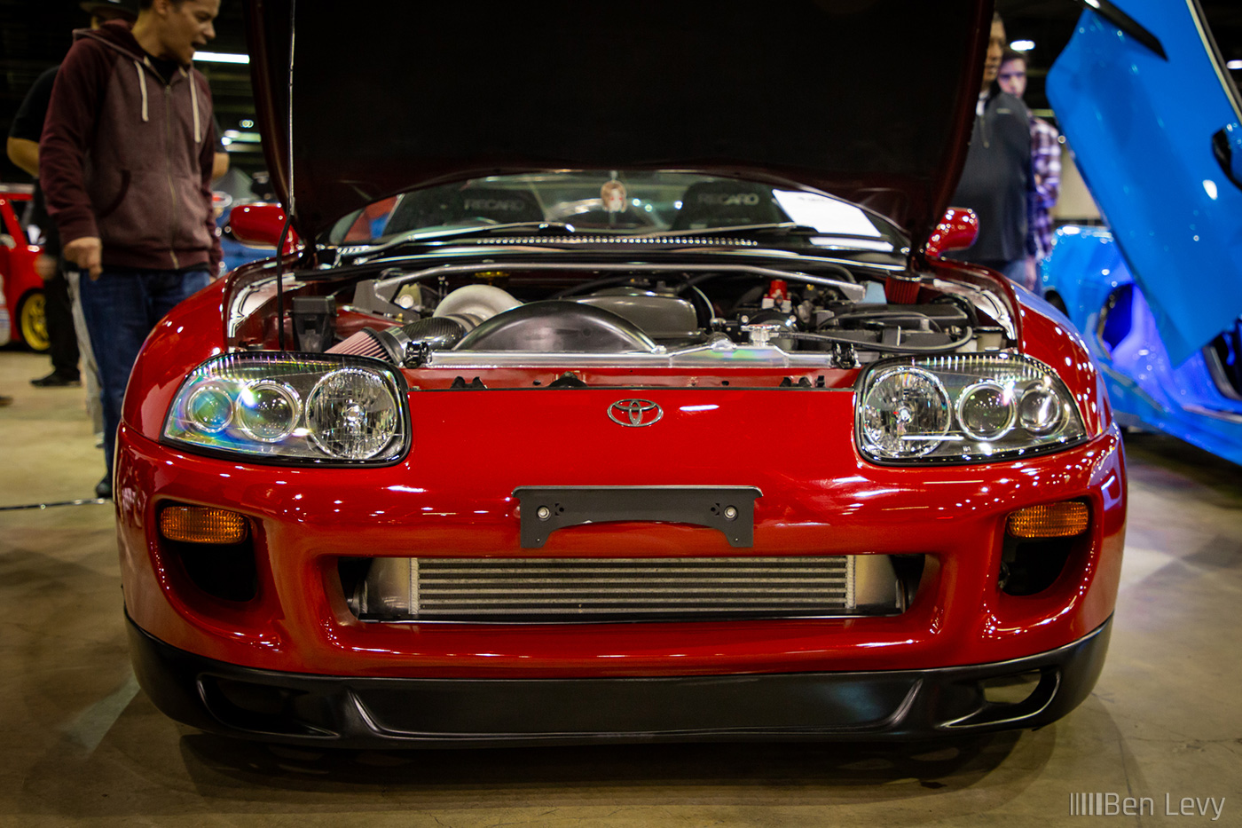 Front of RHD Toyota Supra from Oxide Auto