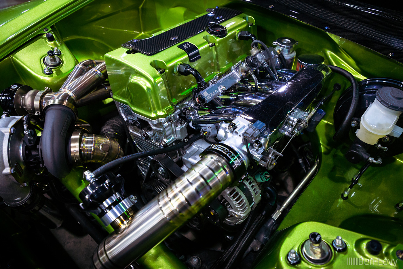 Turbo K24 Engine in Green Honda S2000