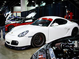 Bagged Porsche Cayman S from Team IC