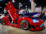 Red Scion FR-S with Pandem Kit at Tuner Galleria