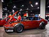 Orange Datsun 260Z at Tuner Galleria