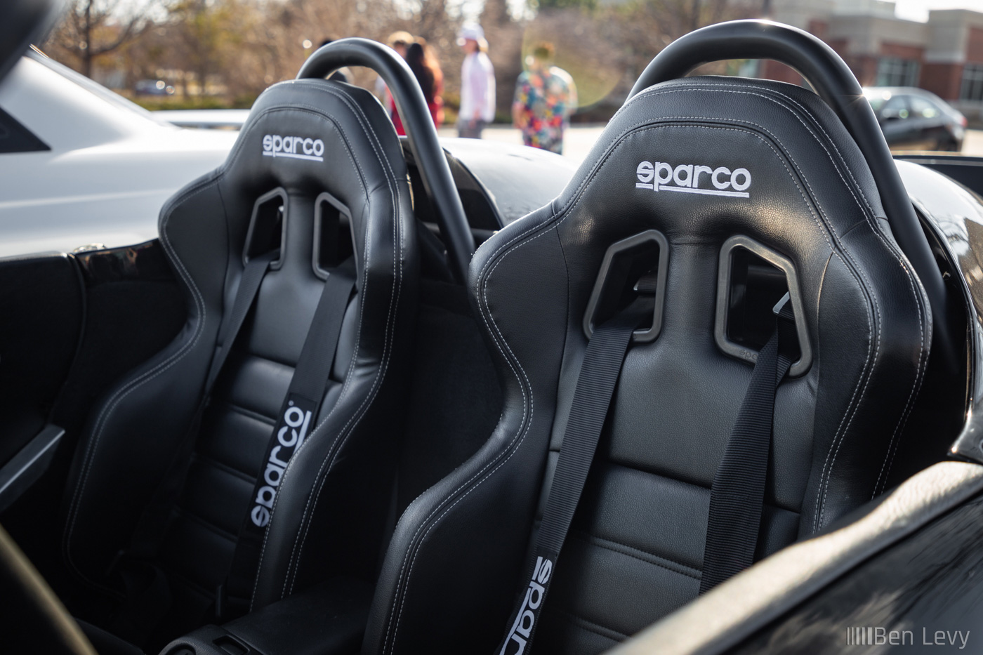 Black Sparco Seats in Factory Five 818s