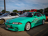 R32 Nissan Skyline Sedan at Tuners and Tacos