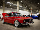 Red BMW 2002 with Projector Headlights