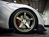 Advan Racing GT Wheel on Toyota Supra
