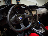 Key!s Racing Steering Wheel in Subaru BRZ