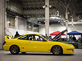 Yellow Acura Integra Type-R at Wekfest