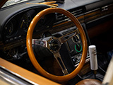 Wooden Renown Steering Wheel in W116 Mercedes-Benz