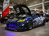 Blue Scion FR-S at Wekfest Chicago