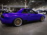 Purple R32 Nissan Skyline GT-R at Wekfest Chicago in 2022