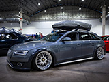 Bagged, Grey Audi Allroad at Wekfest Chicago