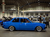 Blue Toyota Corolla Coupe at Wekfest Chicago