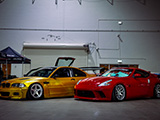 BMW M3 and Nissan 370 with High Threat