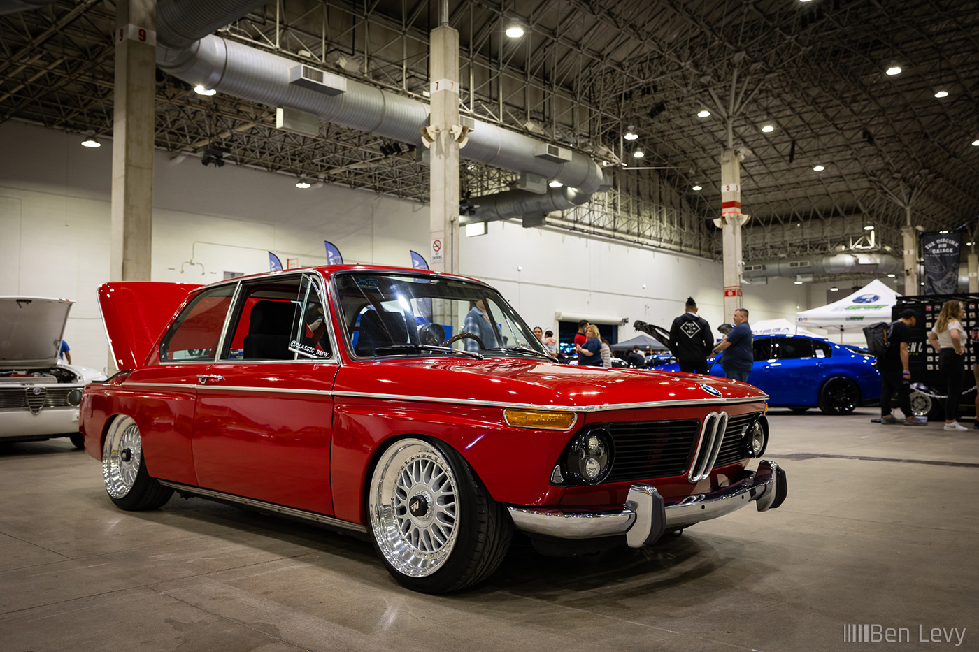 Red BMW 2002 with Projector Headlights