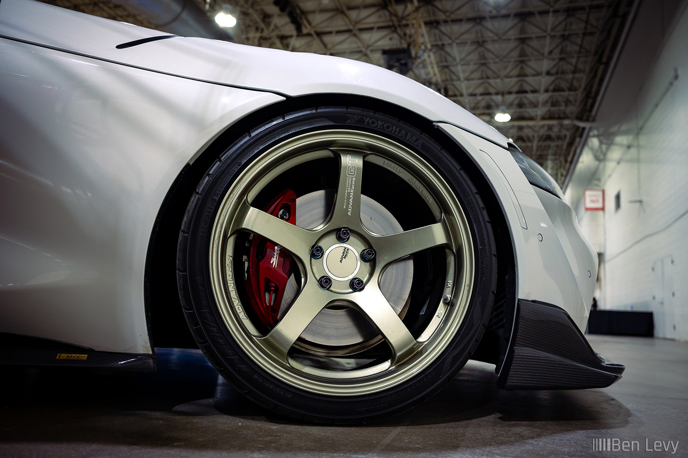 Advan Racing GT Wheel on Toyota Supra