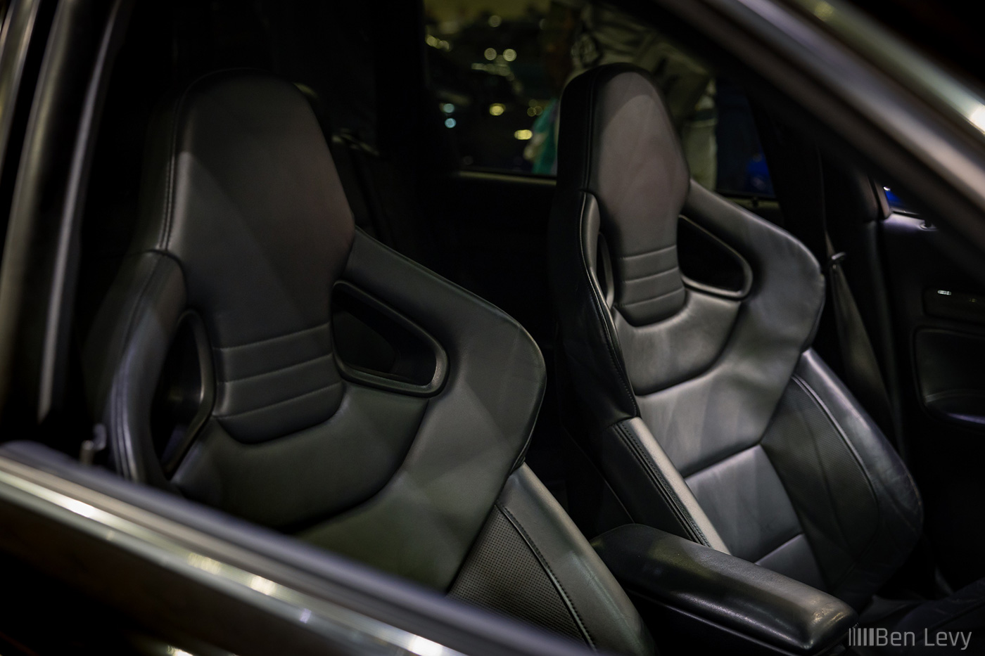 Black RS4 Seats in a B5