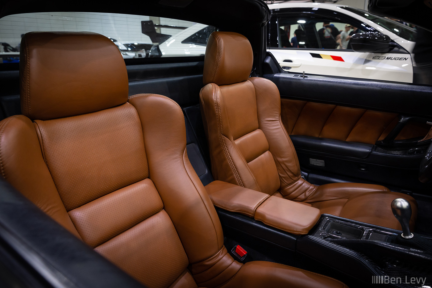 Tan Leather Seats in Acura NSX