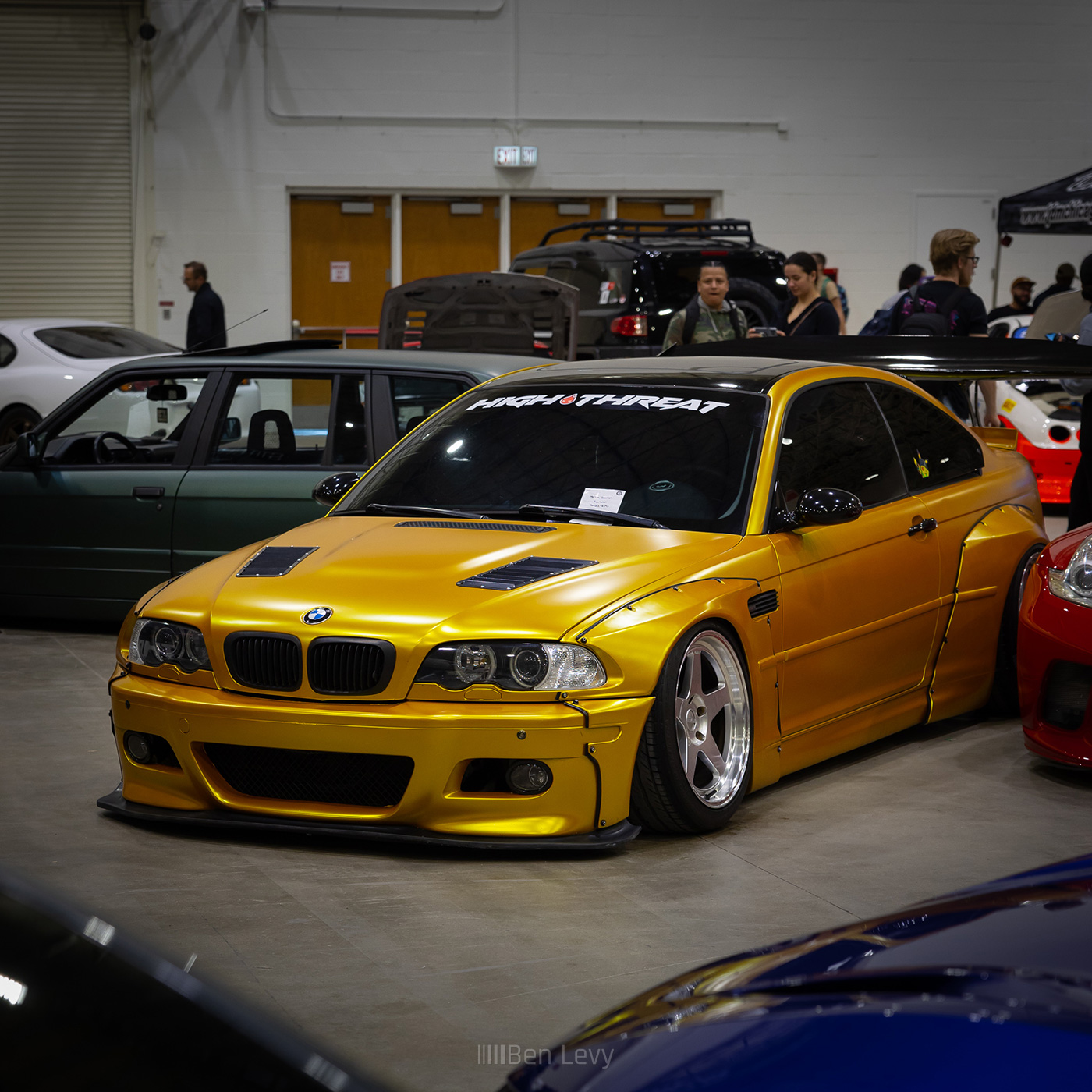 Yellow Widebody BMW M3