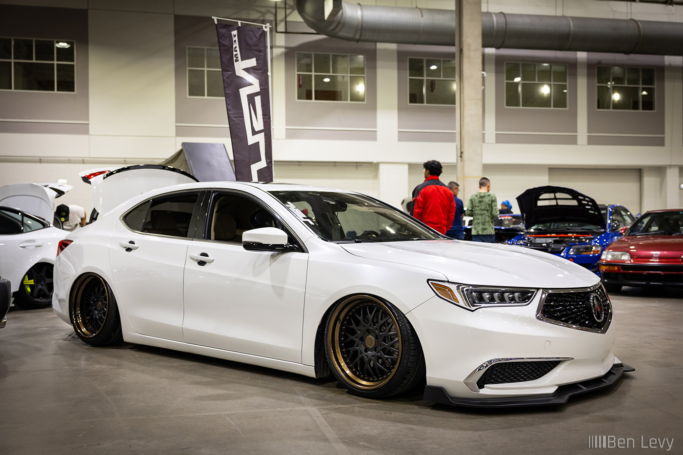 White Acura TLX at Wekfest Chicago