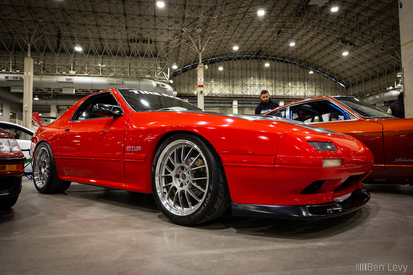 Red Mazda RX-7 GTUs at Wekfest Chicago