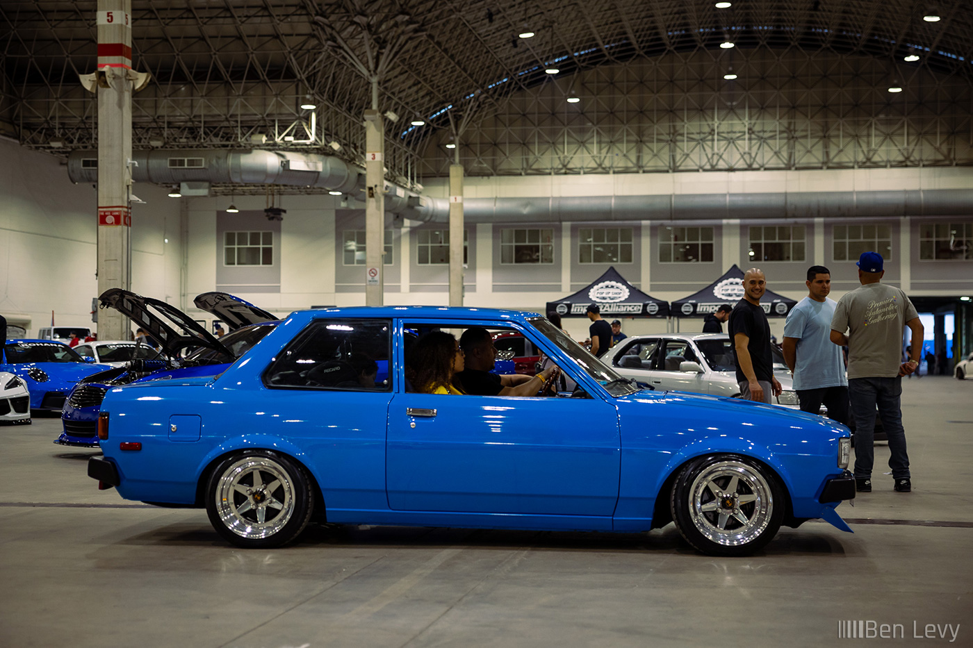 Blue Toyota Corolla Coupe at Wekfest Chicago