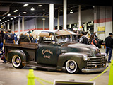 Chevrolet 3100 Pickup with Cochino's Garage on the Side