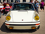 Front of Chiffon White Porsche 911 SC