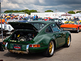 Green Porsche 911 Backdate from Barnaba Autosport