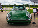 Front of Green Porsche 911 from Barnaba Autosport
