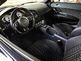 Carbon Fiber Steering Wheel in Gated R8 V10