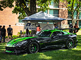 Green and Black Dodge Viper TA