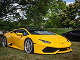 Chicagocarguy Lamborghini Huracan in Yellow
