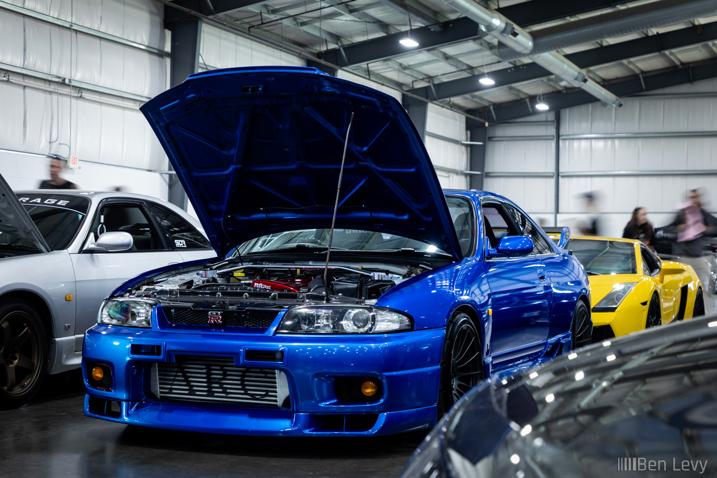Blue R33 Nissan Skyline GT-R at Cars and Culture Show
