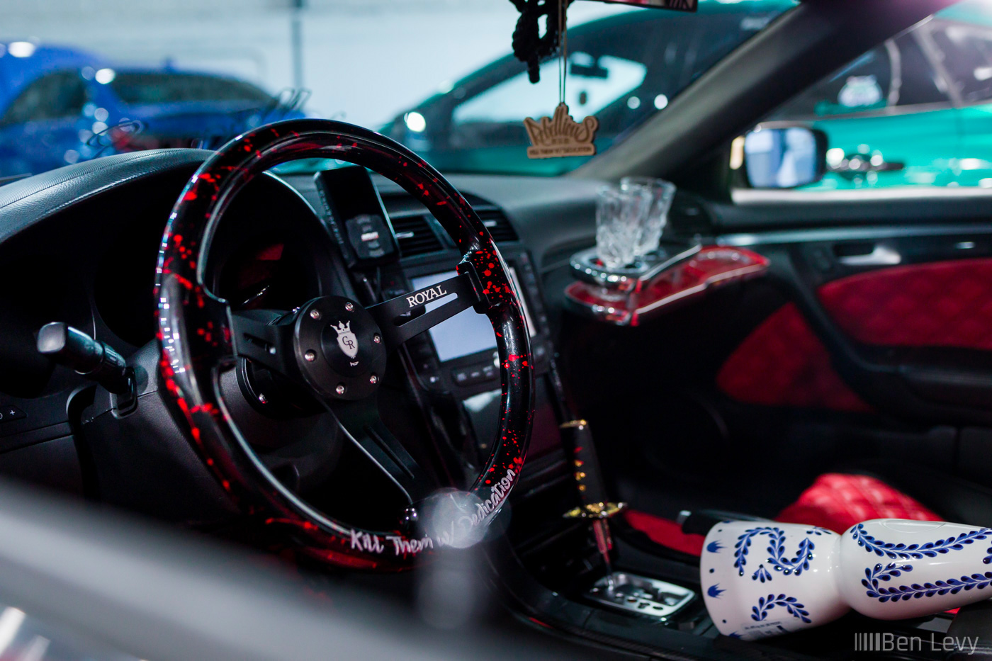 Custom Grip Royal Steering Wheel in Acura TL