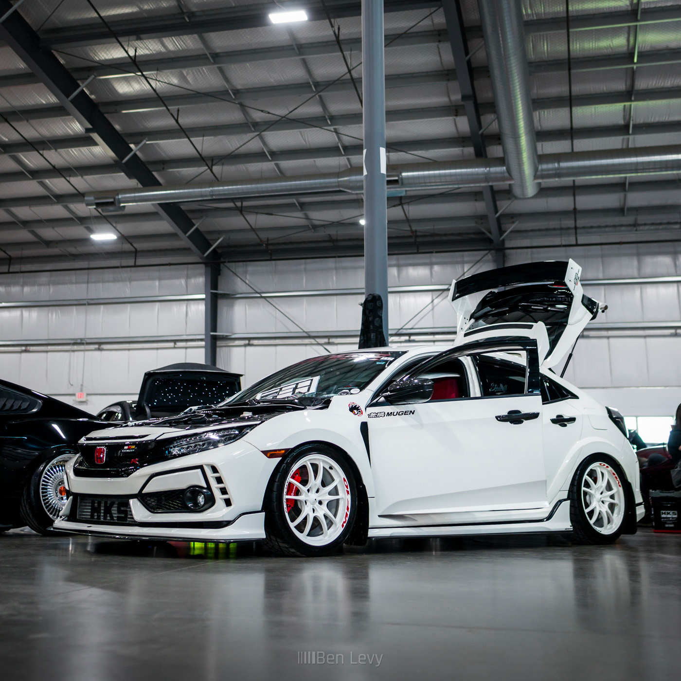 White FK8 Civic Type-R with Mugen Goodies