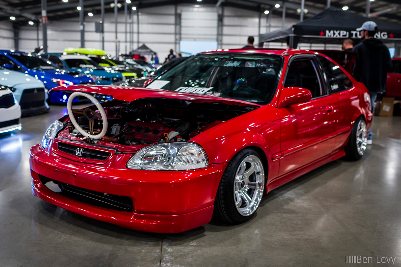 Red Honda Civic Coupe