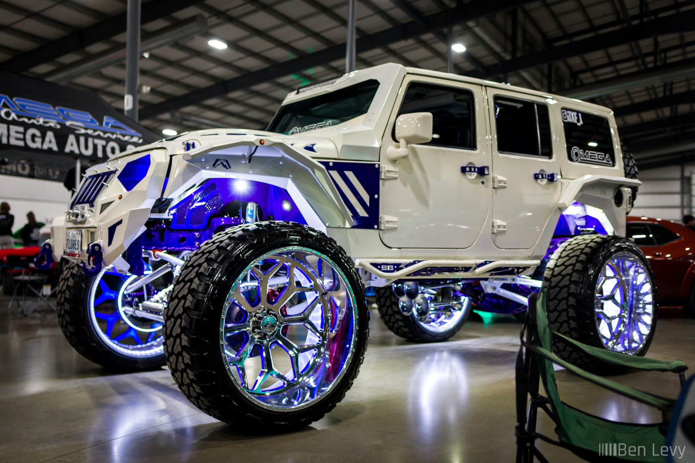 Lifted Jeep Wrangler at Cars and Culture Show