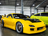 Yellow FD RX-7 at Cars and Culture Car Show