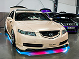 Pearl Acura TL with Rebellious Crew