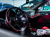 Custom Grip Royal Steering Wheel in Acura TL