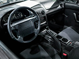 Leather Steering Wheel and Shift Boot in Mk1 Mazda Miata