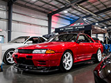 Red Nissan Skyline GT-R at Cars and Culture Opener