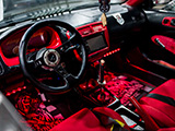 Red Interior in 6th Gen Honda Civic