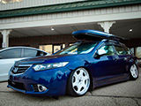 Blue Acura TSX Wagon at The Opener Car Show