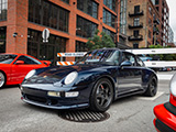 Blue 993 Porsche 911 Carrera 4S at Checkeditout 2023