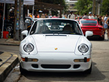 Front of White 993 Carrera S