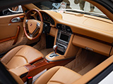 Tal Leather and Wood Accents in Porsche 911 Targa 4