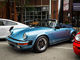 Iris Blue 911 Carrera 3.2 Cabriolet at Checkeditout Chicago